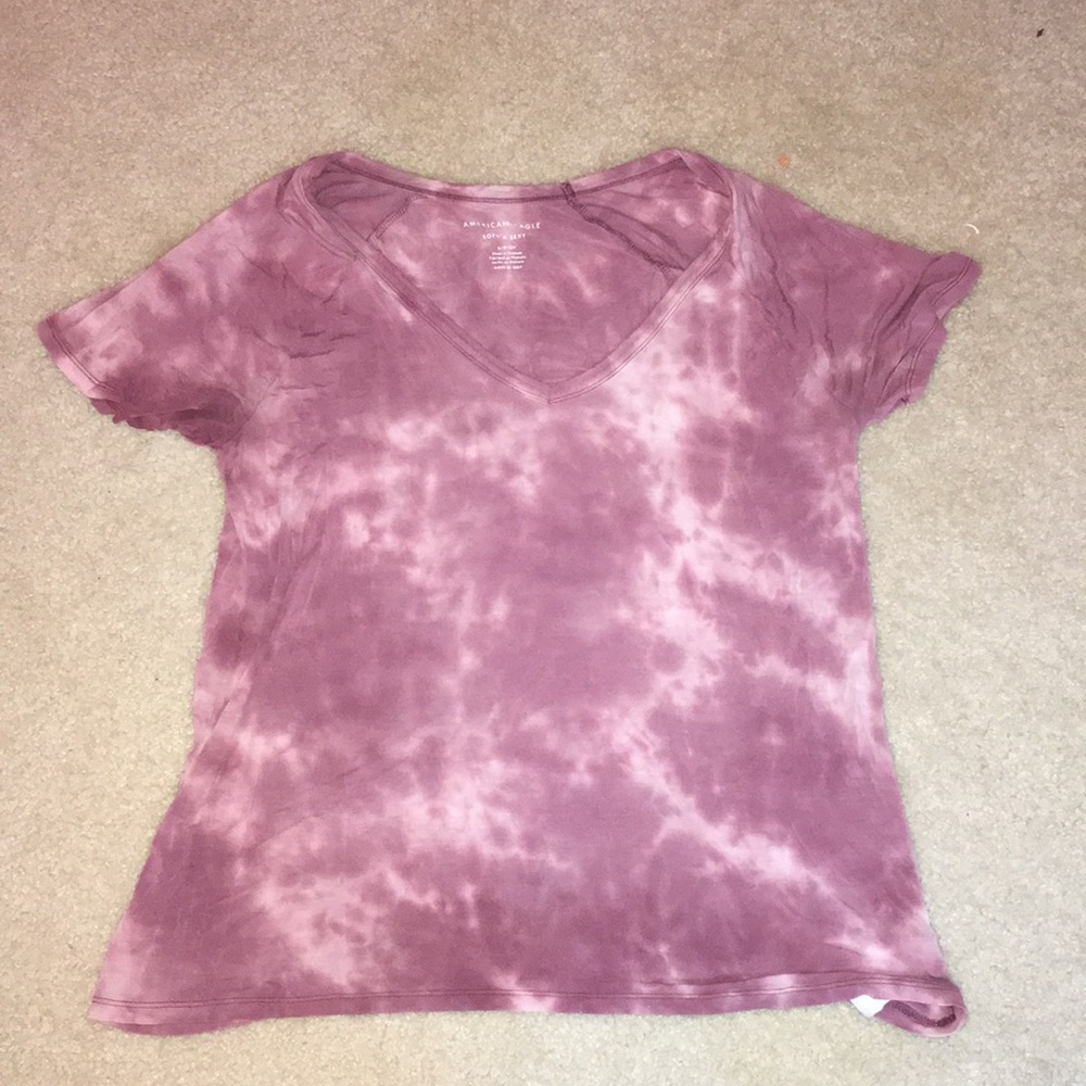A Tie Dye Pink Shirt